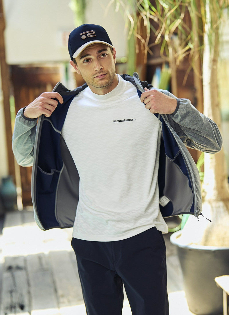 High neck shirt for men ROSASEN 2025 Autumn/Winter New Golf Wear