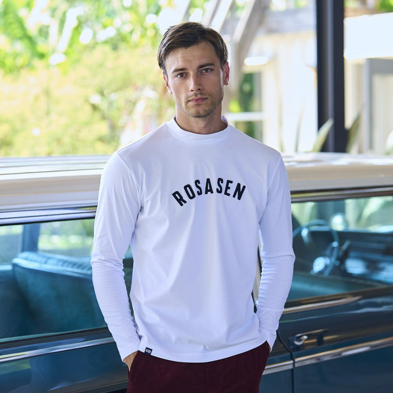 High neck shirt for men ROSASEN 2025 Autumn/Winter New Golf Wear