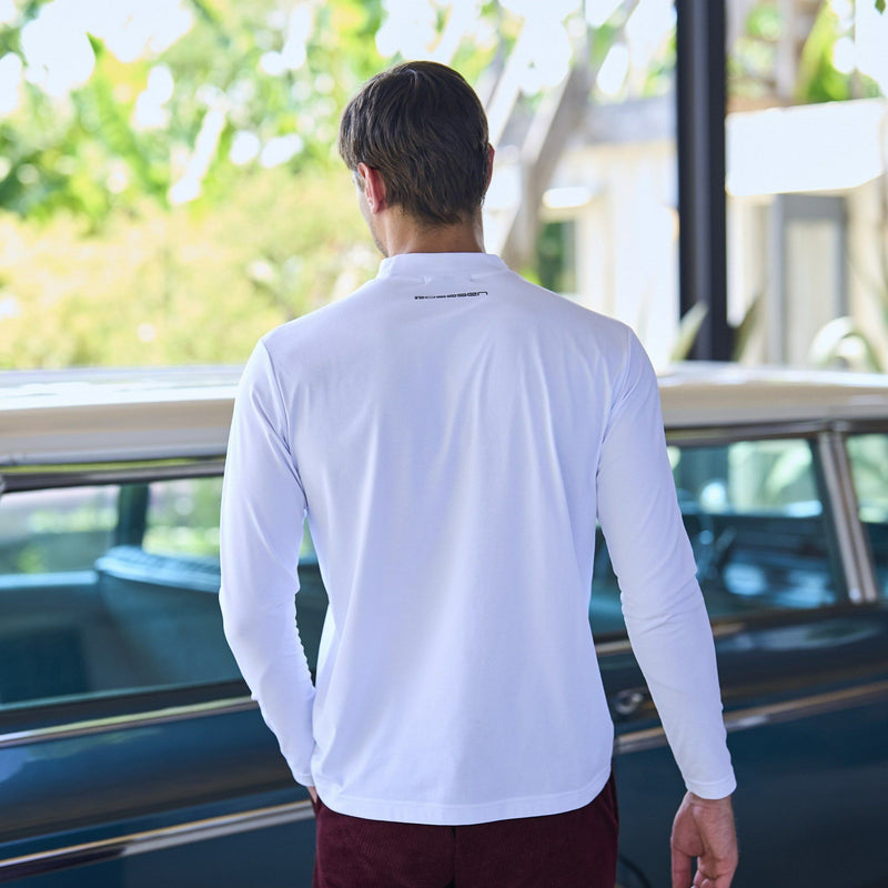 High neck shirt for men ROSASEN 2025 Autumn/Winter New Golf Wear