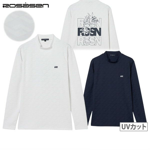High neck shirt for men ROSASEN 2025 Autumn/Winter New Golf Wear