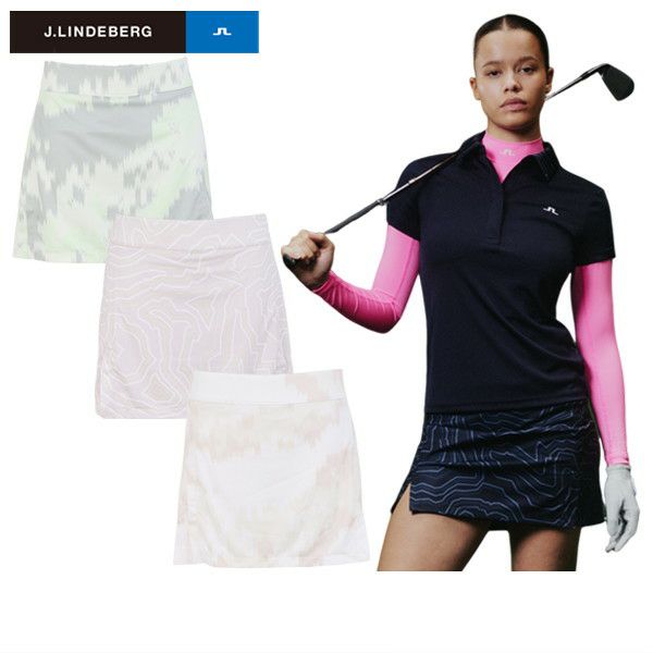 Women's Skirt J.LINDEBERG Japan Official Product 2025 Fall/Winter New Golf Wear