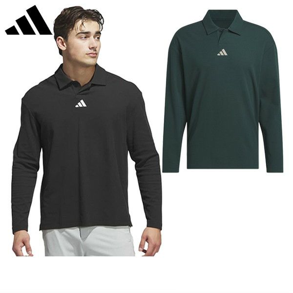 Men's Polo Shirt Adidas Adidas Golf Adidas Golf Japan Official Product 2025 Fall/Winter New Golf Wear