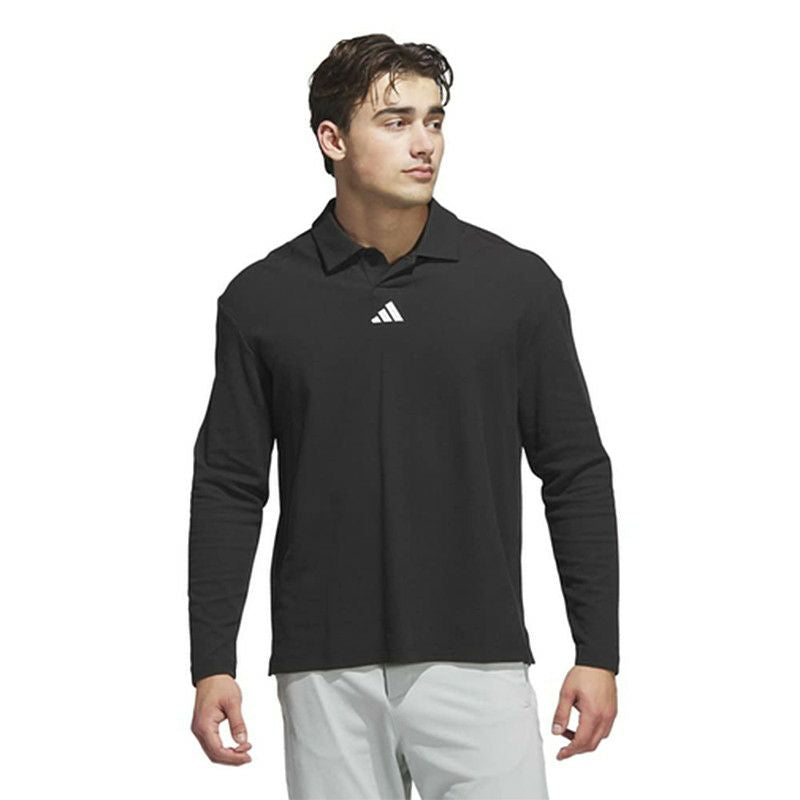 Men's Polo Shirt Adidas Adidas Golf Adidas Golf Japan Official Product 2025 Fall/Winter New Golf Wear