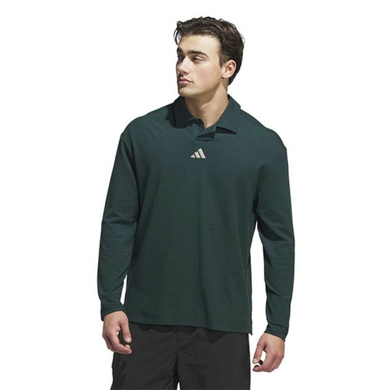 Men's Polo Shirt Adidas Adidas Golf Adidas Golf Japan Official Product 2025 Fall/Winter New Golf Wear
