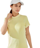 여성을위한 하이 넥 셔츠 Jun & Lope Jun & Lope Jun & Lope Golf Wear