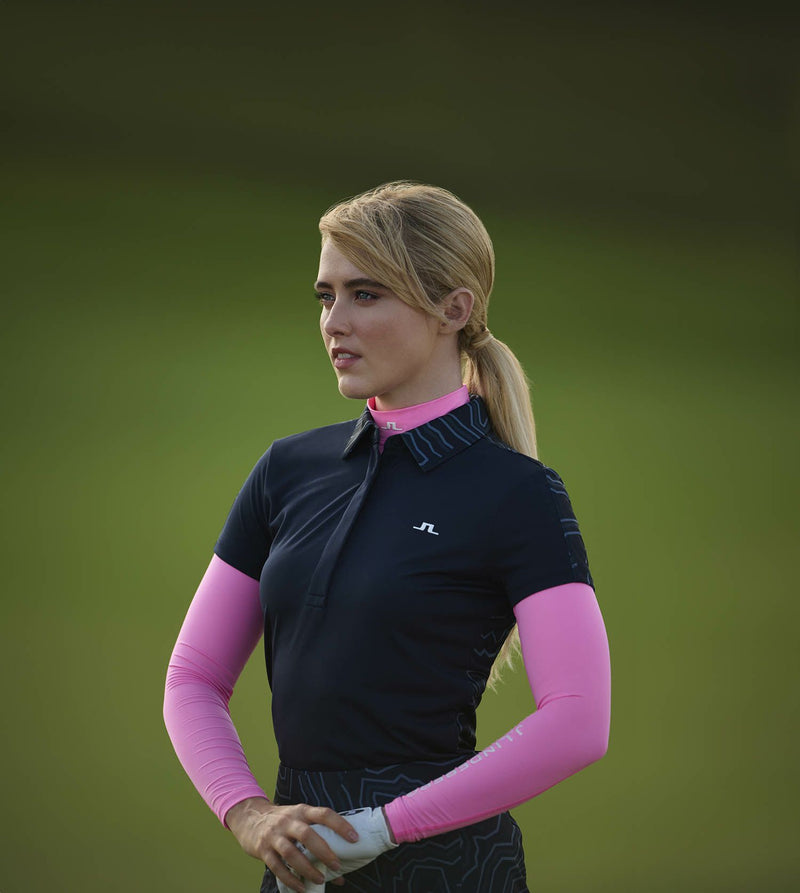 Polo shirt for women J.LINDEBERG J.LINDEBERG Japan genuine product 2025 Autumn/Winter new golf wear