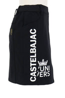 Women's Skirt Castelbajac SPORT BLACK Line 2025 Fall/Winter New Golf Wear