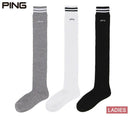 膝盖高袜子的女性ping ping ping 2025秋天/冬季新高尔夫