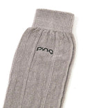 高筒袜女士PING PING 2025秋冬新款高尔夫球