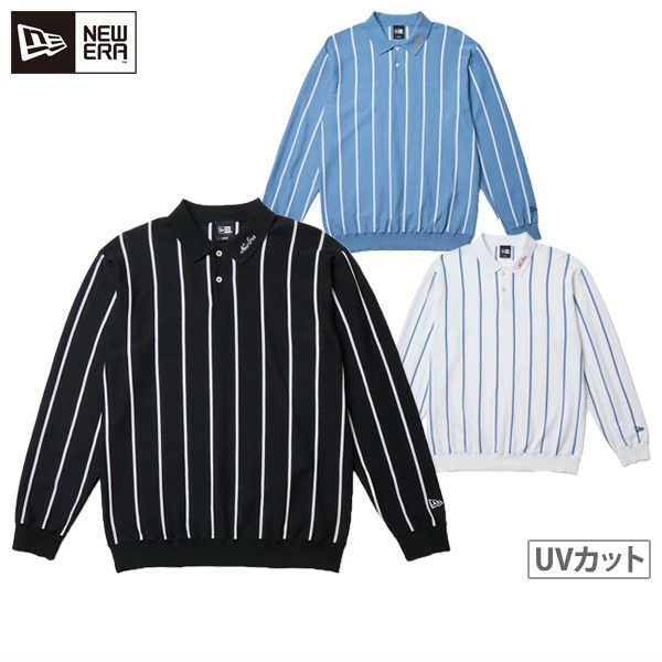 Men's polo shirt New Era Golf New Era NEW ERA Japan genuine product 2025 Fall/Winter new golf wear