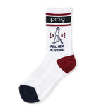 女子袜子ping 2025秋冬新高尔夫