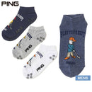 脚踝袜子男士ping ping 2025秋冬新高尔夫