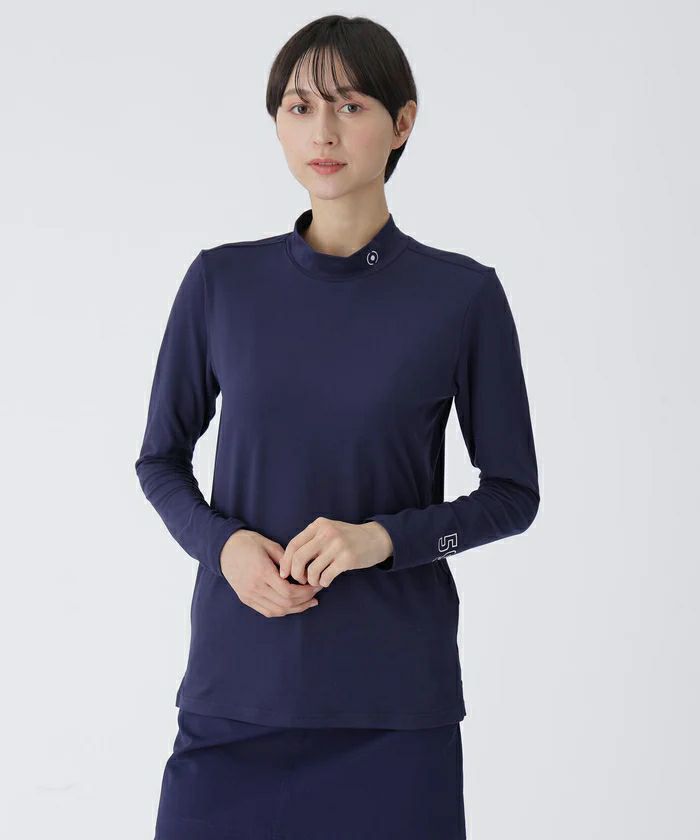 여성용 폴로 셔츠 및 내부 셔츠 핑 2025 가을/겨울 새 골프 착용