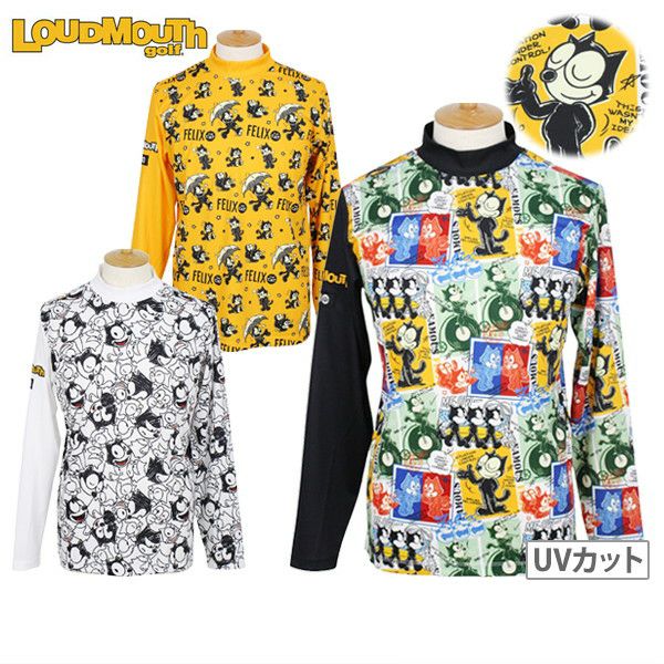 High neck shirt for men, Loudmouth Golf, LOUDMOUTH GOLF, Japanese genuine product, Japanese standard, 2025, Autumn/Winter, new golf wear