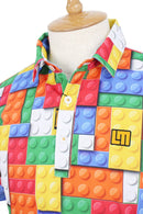 Men's Polo Shirt Loudmouth Golf LOUDMOUTH GOLF Japanese Authentic Japanese Standard 2025 Fall/Winter New Golf Wear