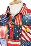 Men's Polo Shirt Loudmouth Golf LOUDMOUTH GOLF Japanese Authentic Japanese Standard 2025 Fall/Winter New Golf Wear