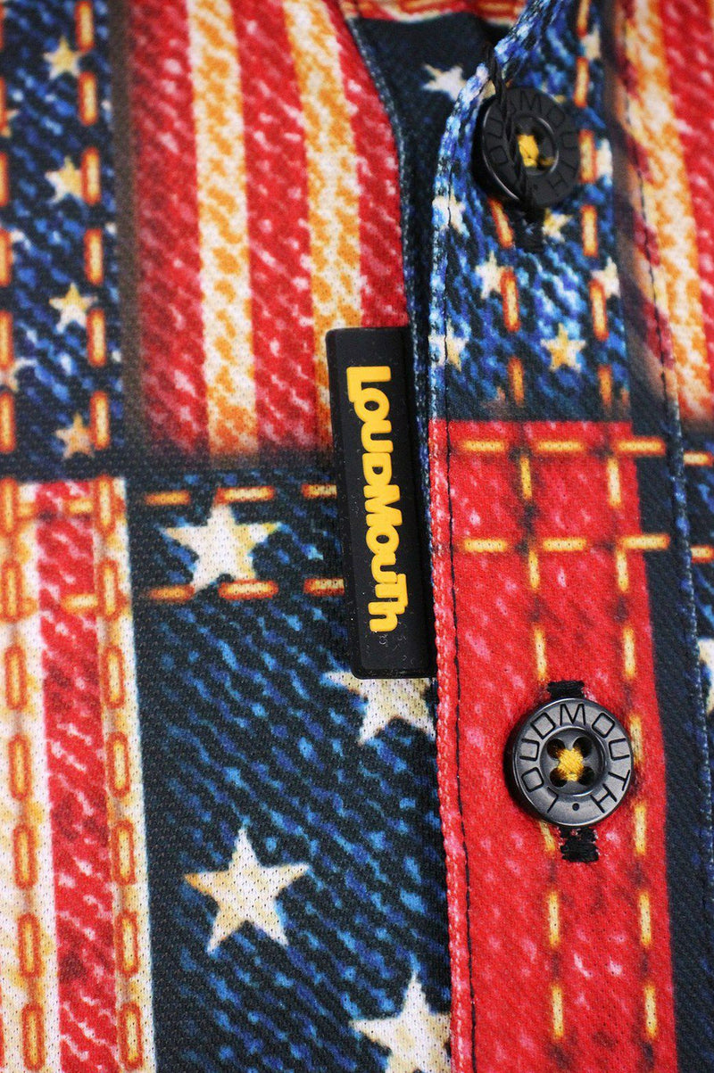 Men's Polo Shirt Loudmouth Golf LOUDMOUTH GOLF Japanese Authentic Japanese Standard 2025 Fall/Winter New Golf Wear