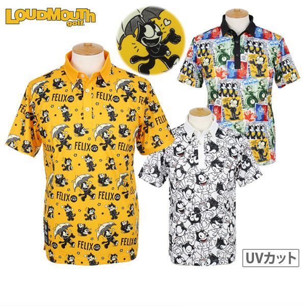 Short-sleeved polo shirt for men, Loudmouth, Golf, LOUDMOUTH GOLF, Japanese genuine product, Japanese standard, 2025, Autumn/Winter, new golf wear