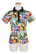 Short-sleeved polo shirt for women Loudmouth Golf LOUDMOUTH GOLF Japanese genuine product Japanese standard 2025 Fall/Winter new golf wear
