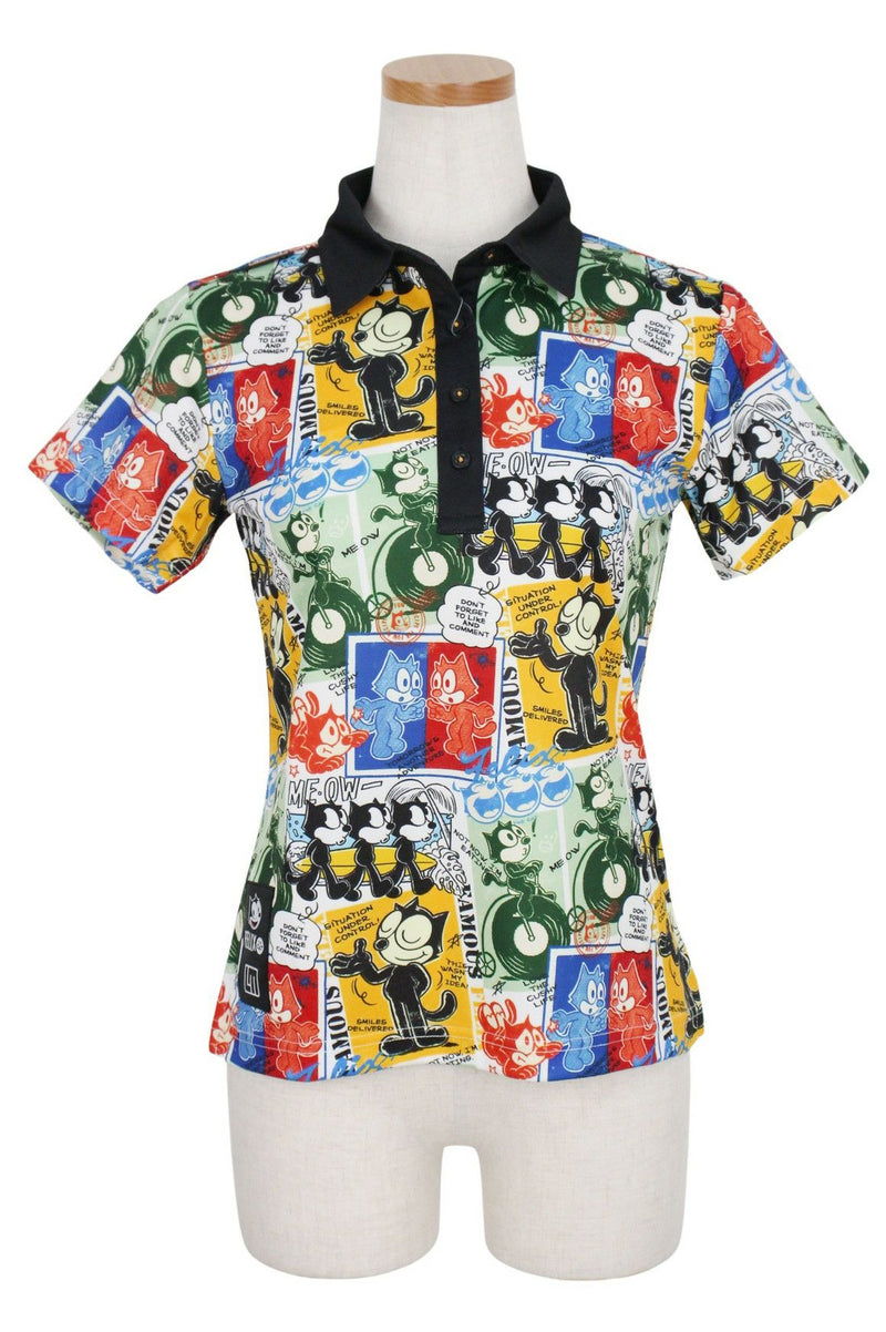 Short-sleeved polo shirt for women Loudmouth Golf LOUDMOUTH GOLF Japanese genuine product Japanese standard 2025 Fall/Winter new golf wear