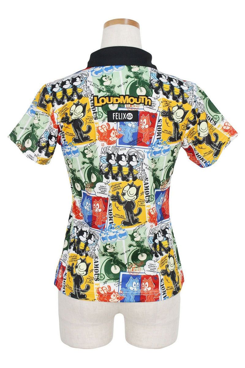 Short-sleeved polo shirt for women Loudmouth Golf LOUDMOUTH GOLF Japanese genuine product Japanese standard 2025 Fall/Winter new golf wear