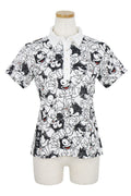 Short-sleeved polo shirt for women Loudmouth Golf LOUDMOUTH GOLF Japanese genuine product Japanese standard 2025 Fall/Winter new golf wear