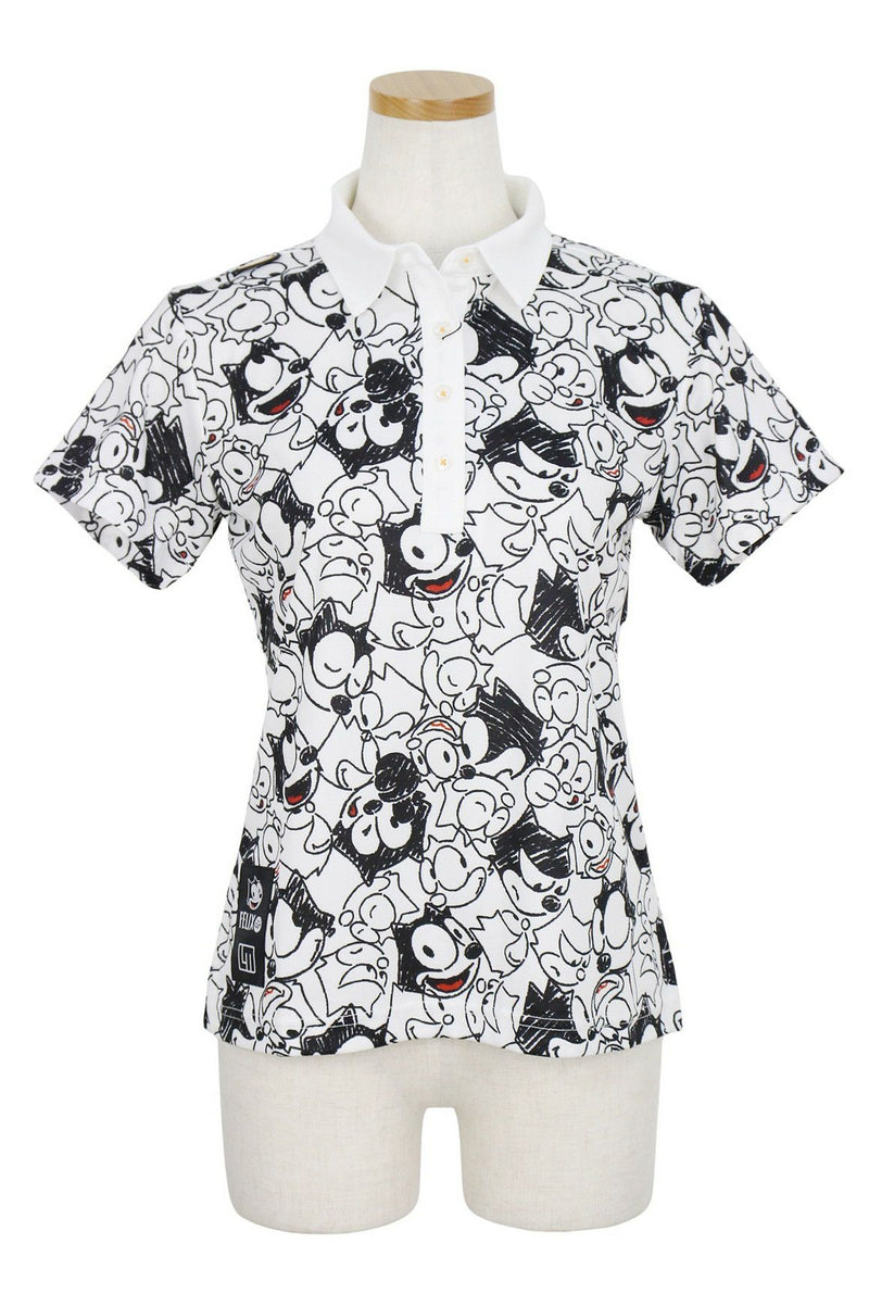 Short-sleeved polo shirt for women Loudmouth Golf LOUDMOUTH GOLF Japanese genuine product Japanese standard 2025 Fall/Winter new golf wear