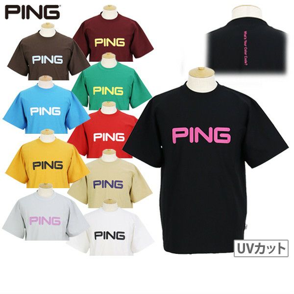Men's T-shirt PING 2025 Fall/Winter New Golf Wear
