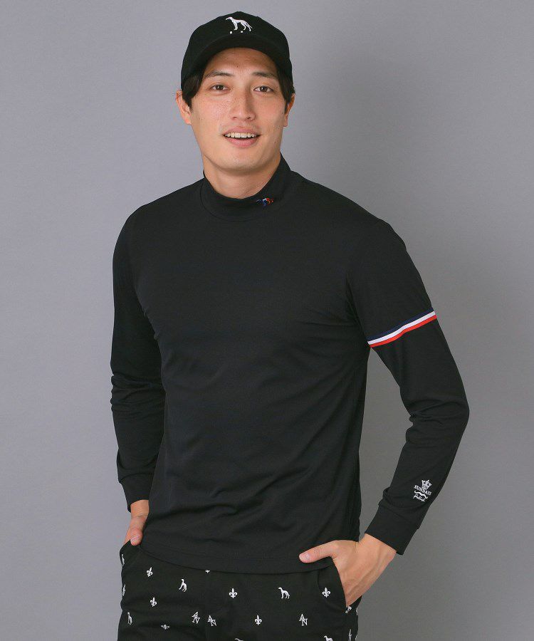 High neck shirt for men adabat adabat 2025 autumn/winter new golf wear