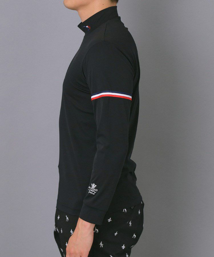 High neck shirt for men adabat adabat 2025 autumn/winter new golf wear