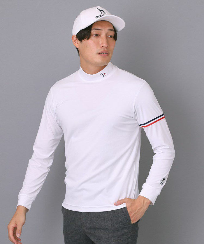 ハイネックシャツ メンズ アダバット adabat 2025 秋冬 新作 ゴルフウェア