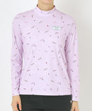 High neck shirt for women adabat adabat 2025 autumn/winter new golf wear