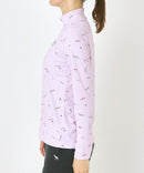 High neck shirt for women adabat adabat 2025 autumn/winter new golf wear