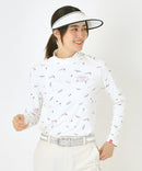 High neck shirt for women adabat adabat 2025 autumn/winter new golf wear