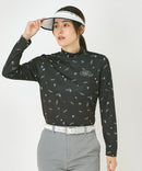 High neck shirt for women adabat adabat 2025 autumn/winter new golf wear