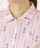 Women's polo shirt adabat adabat 2025 autumn/winter new golf wear