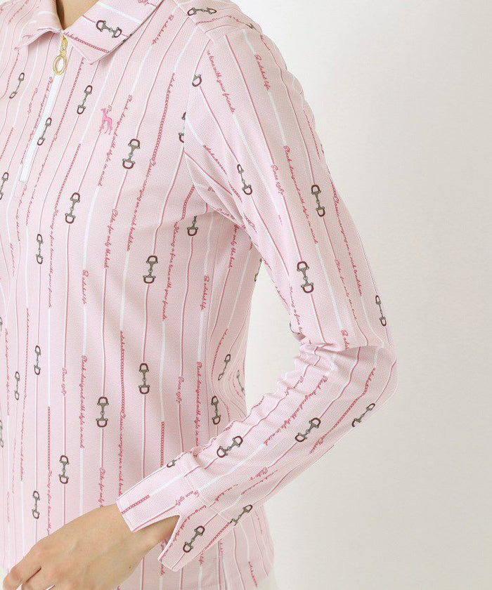 ポロシャツ レディース アダバット adabat 2025 秋冬 新作 ゴルフウェア