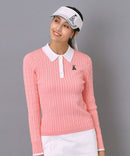 Polo shirt for women ADABAT STREAM 2025 Fall/Winter New Golf Wear