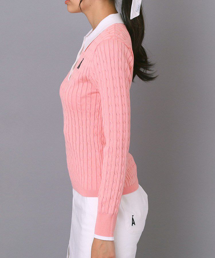 Polo shirt for women ADABAT STREAM 2025 Fall/Winter New Golf Wear