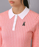 Polo shirt for women ADABAT STREAM 2025 Fall/Winter New Golf Wear