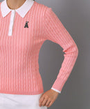 Polo shirt for women ADABAT STREAM 2025 Fall/Winter New Golf Wear