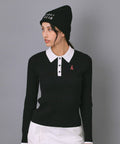 Polo shirt for women ADABAT STREAM 2025 Fall/Winter New Golf Wear