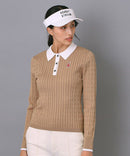 Polo shirt for women ADABAT STREAM 2025 Fall/Winter New Golf Wear