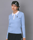 Polo shirt for women ADABAT STREAM 2025 Fall/Winter New Golf Wear