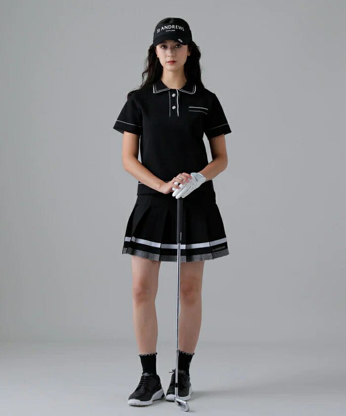 ニットスカート レディース セントアンドリュース St ANDREWS 2025 秋冬 新作 ゴルフウェア
