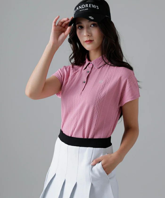 여성을위한 폴로 셔츠 세인트 앤드류스 세인트 앤드류 2025 가을/겨울 뉴 골프웨어
