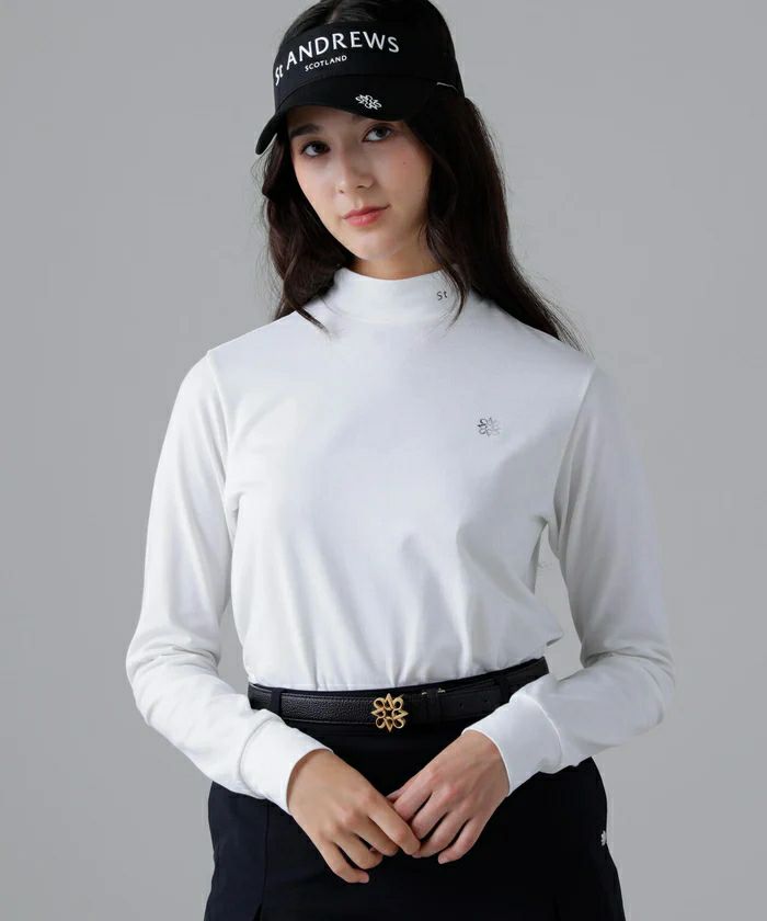 【大感謝祭P10倍】【メール便対応】ハイネックシャツ レディース セントアンドリュース St ANDREWS 2025 秋冬 新作 ゴルフウェア 043-5266952 ハイネックシャツ レディース セントアンドリュース St ANDREWS 2025