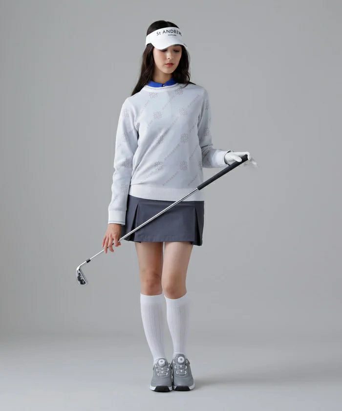 Women's Sweater St Andrews St ANDREWS 2025 Fall/Winter New Golf Wear