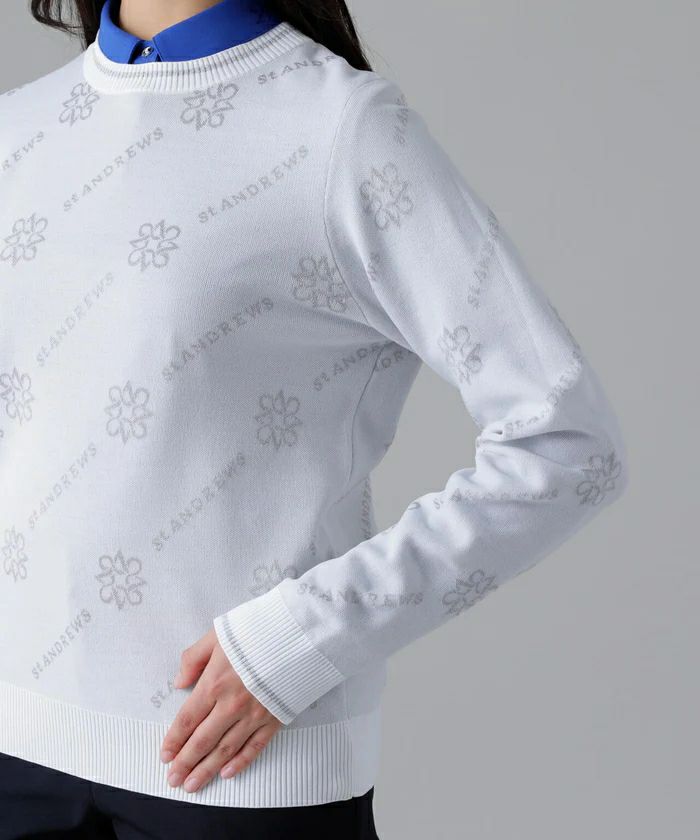 Women's Sweater St Andrews St ANDREWS 2025 Fall/Winter New Golf Wear