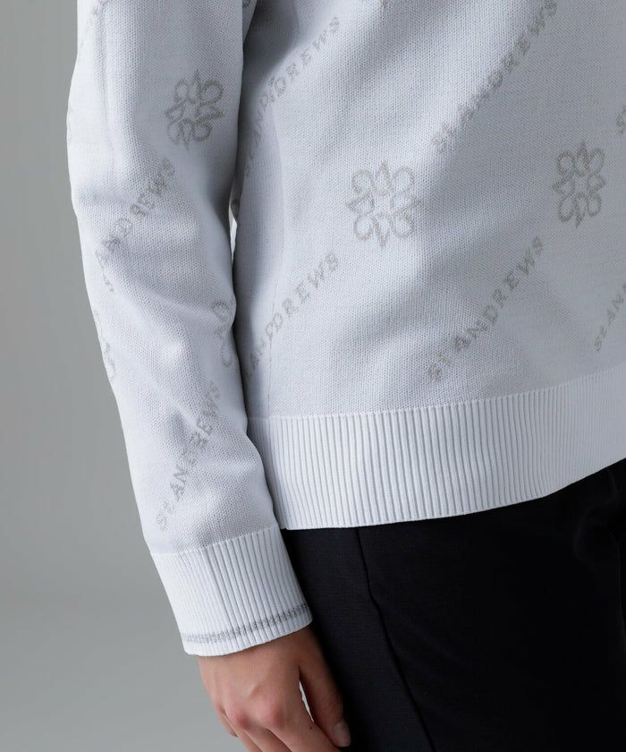 Women's Sweater St Andrews St ANDREWS 2025 Fall/Winter New Golf Wear